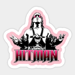 Bret Hitman Hart  Hitman Sticker